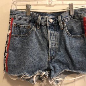 Levi's 501 High Rise Denim Shorts